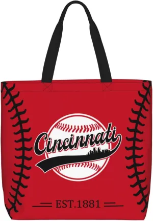 Custom Shoulder Bag Handbag,Personalized Custom Baseball Style Tote Bag,Large Shoulder Tote for Women Men Gift