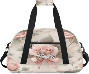 Custom Sports Gym Bag Personalized Name Travel Duffel Bag
