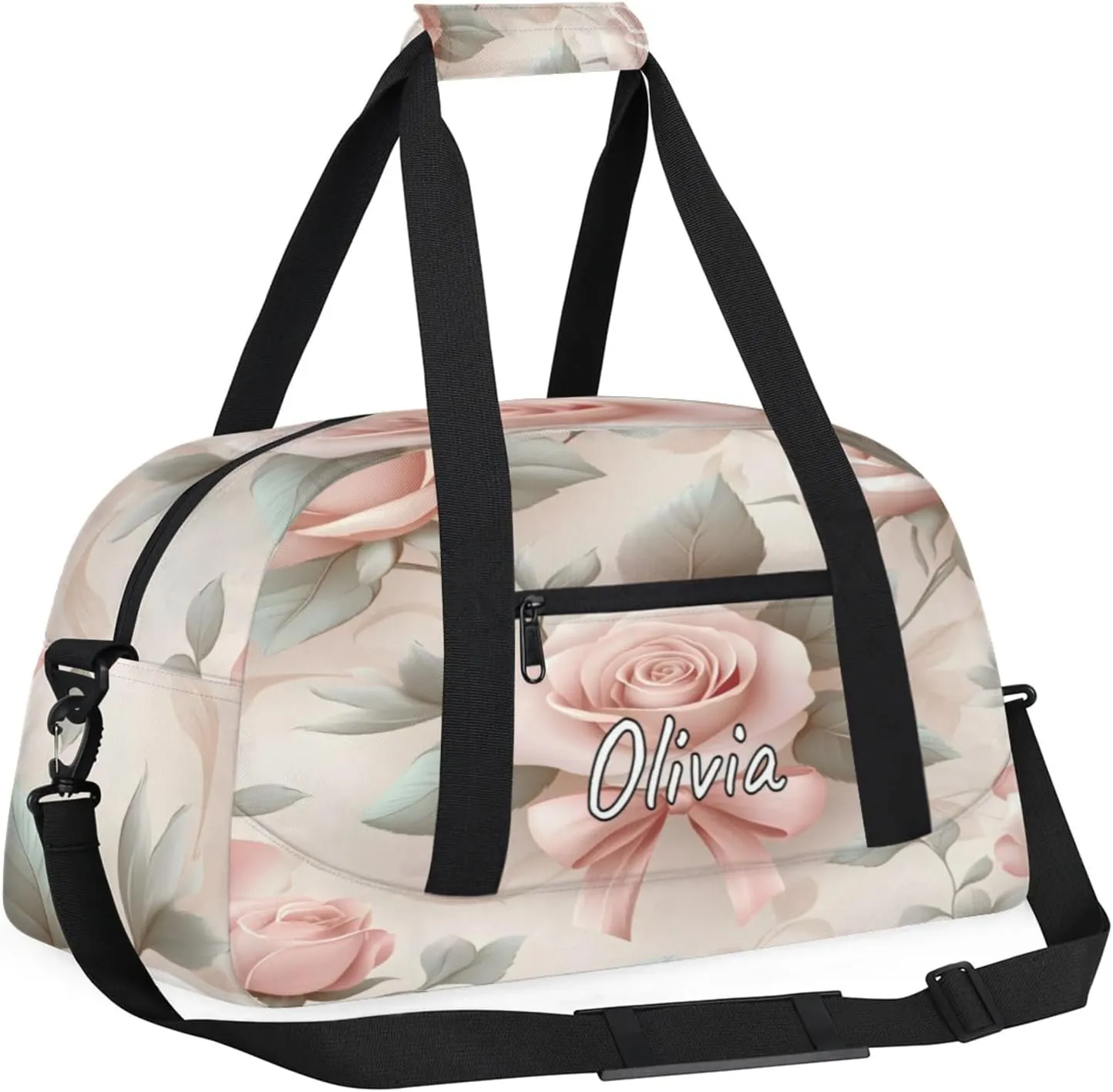 Custom Sports Gym Bag Personalized Name Travel Duffel Bag