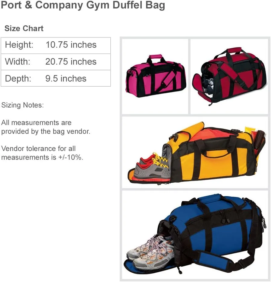 Custom Trendy Soccer Bag : Gym Duffel Bag