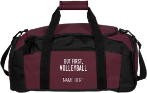 CustomizedGirl Personalized Duffel Bag - Polyester Duffel Bag, Gym Bag with Detachable & Adjustable Shoulder Strap, Volleyball Bag with Custom Name & Size Zipper Compartment, Duffle Bags for Men