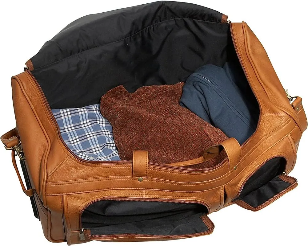 David King & Co. 22 Inch Rolling Duffel, Cafe, One Size