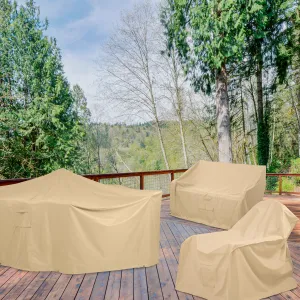 Deluxe Large Round Table and Chairs Cover
