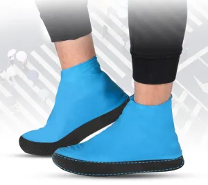 Demine Waterproof Shoe Cover Rubber Thicken Rain Reusable Elasticity Overshoes Anti-slip Bike Boot Protector Covers Dropshipper