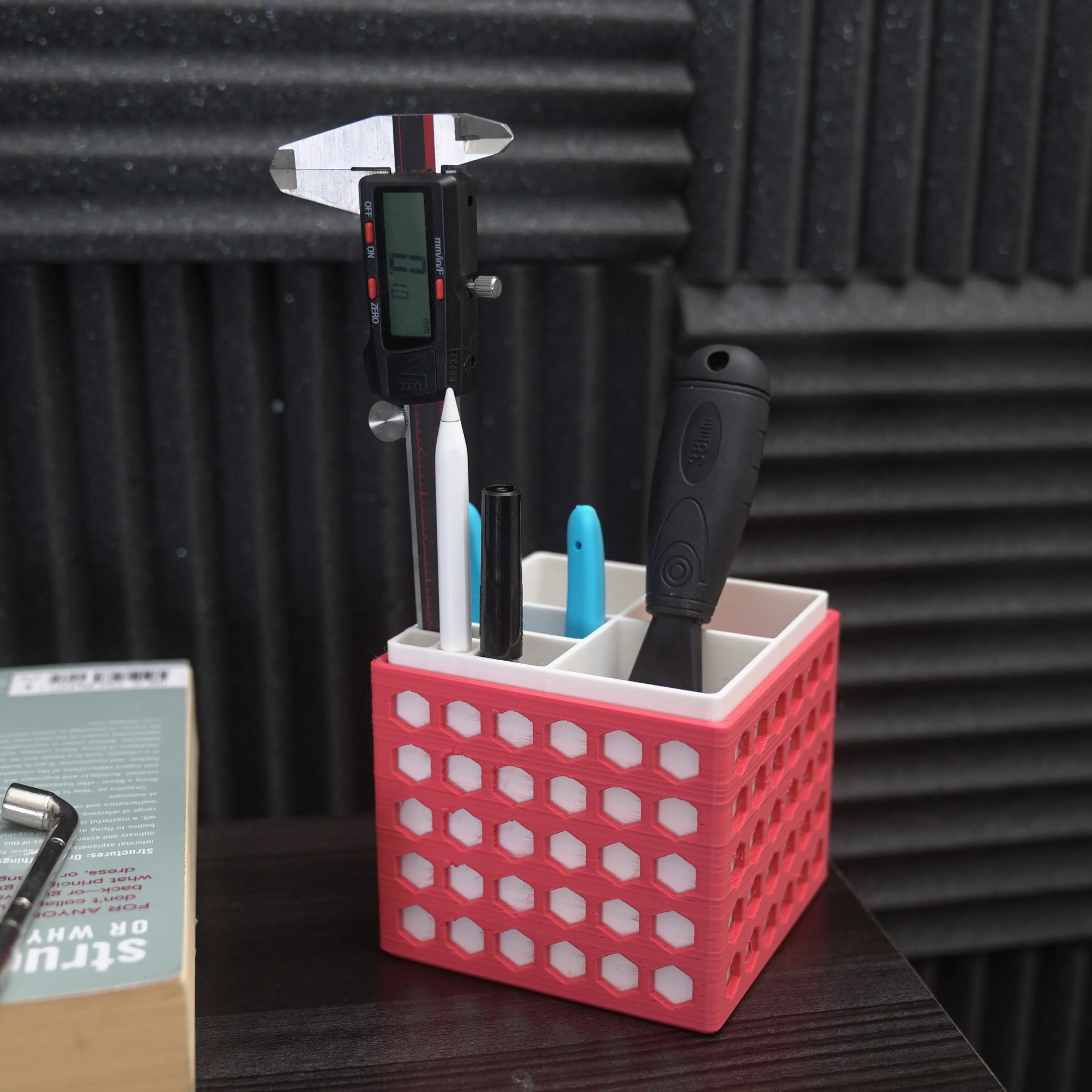 Desktop Organizer STLs (Color Customizable)
