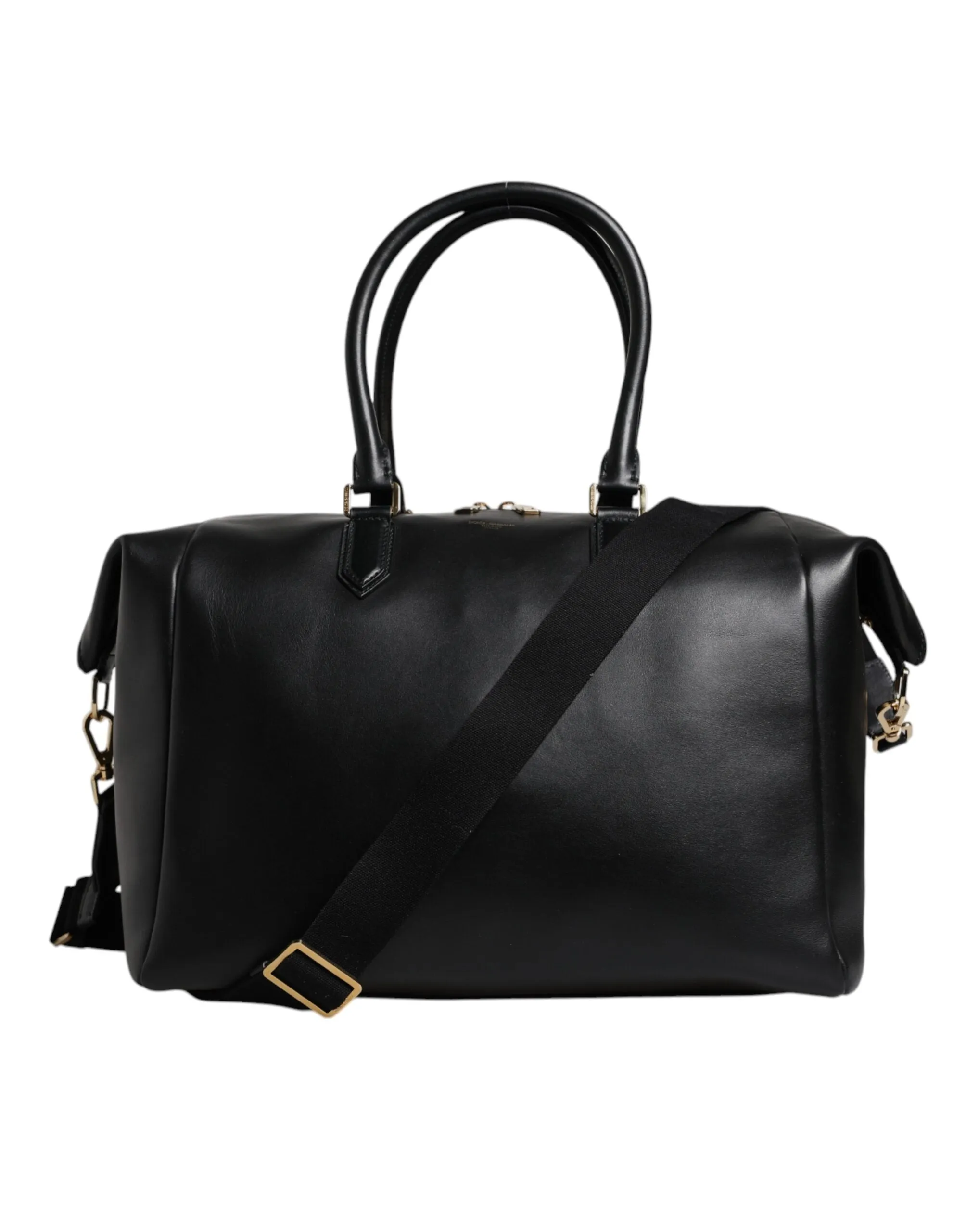 Dolce & Gabbana Calfskin Leather Hand Shoulder Duffle Men's Bag