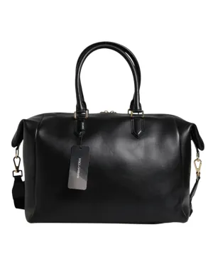 Dolce & Gabbana Calfskin Leather Hand Shoulder Duffle Men's Bag