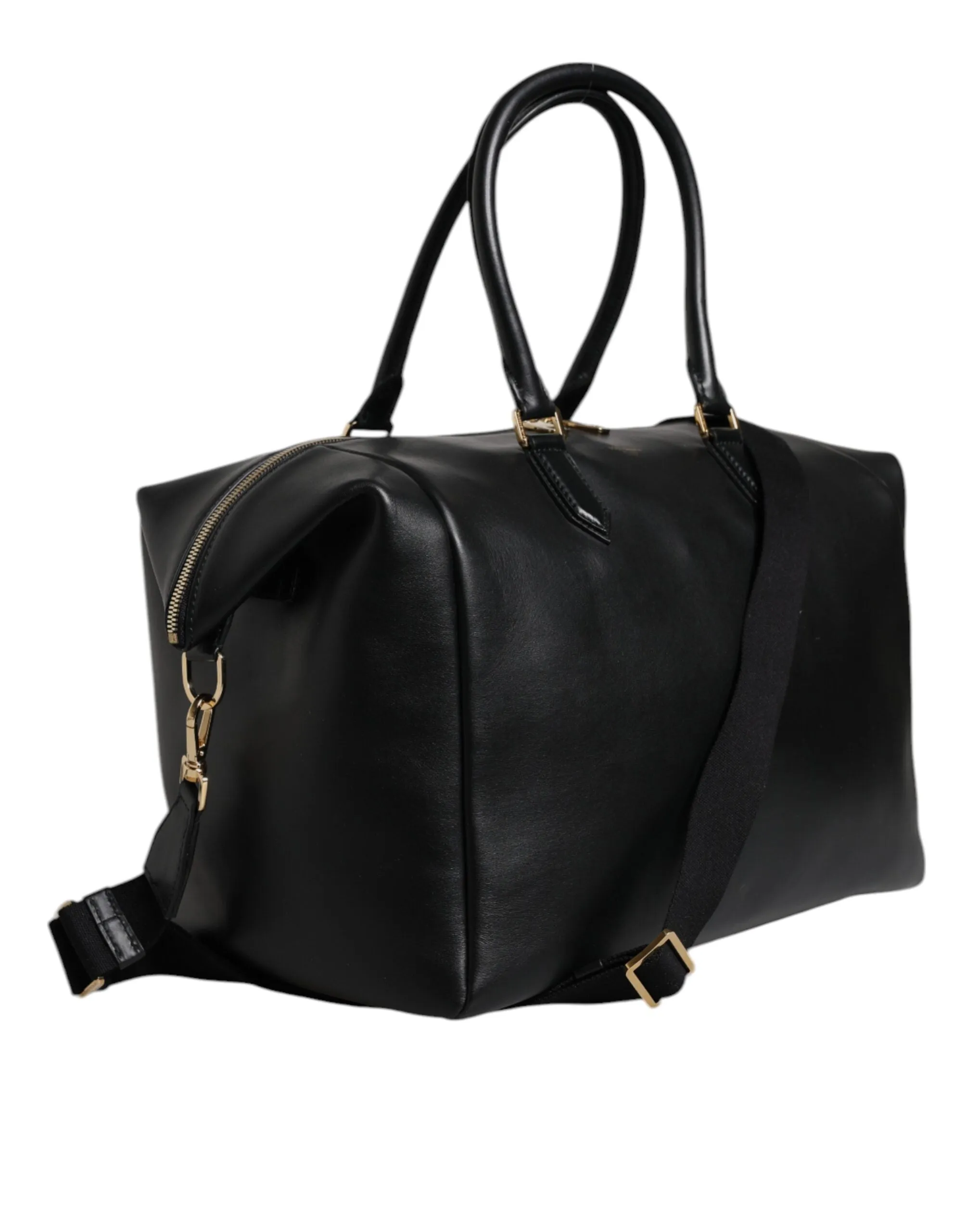 Dolce & Gabbana Calfskin Leather Hand Shoulder Duffle Men's Bag