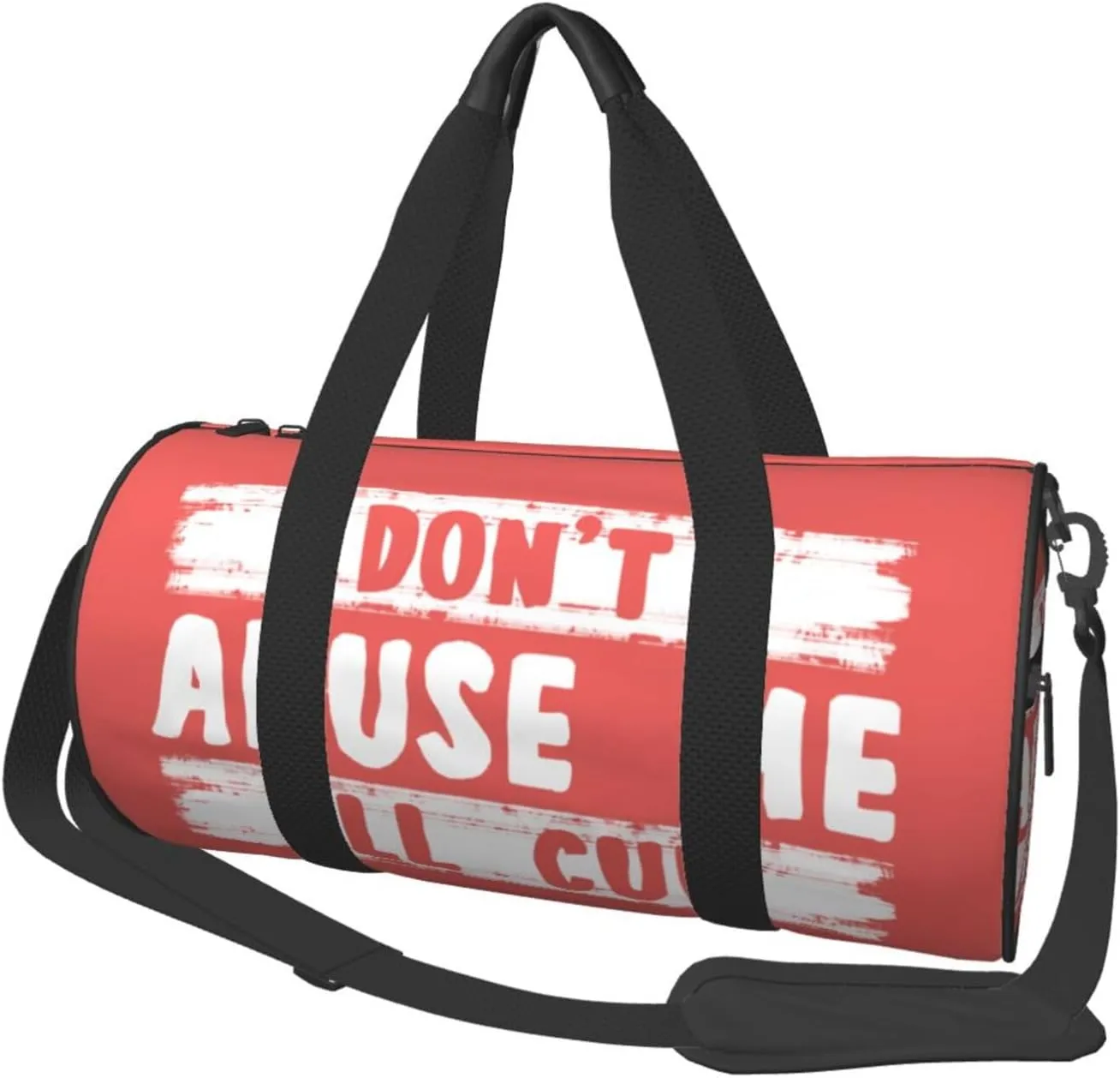 Don'T Abuse Me I'Ll Cum Duffel Bag Gym Bag Travel Sports Tote Large Foldable Beach Swim Yoga0