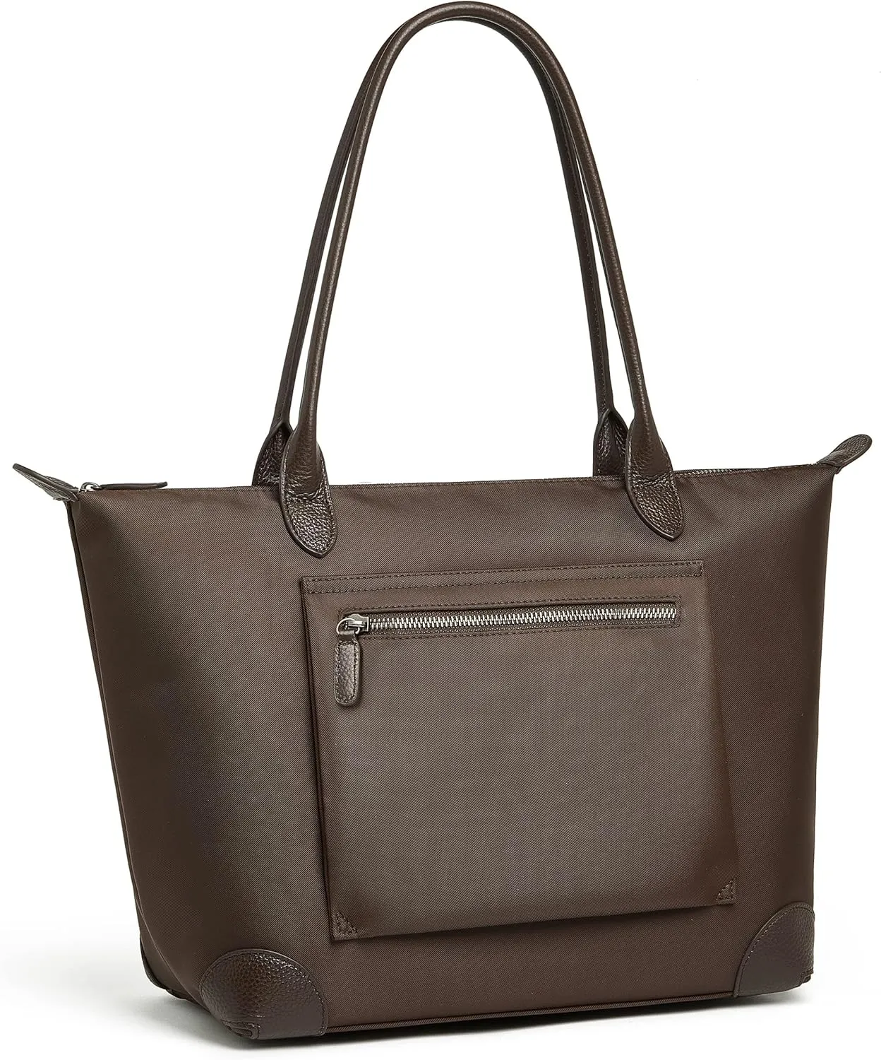 DORIS&JACKY Tote Bag For Women Large Lightweight Designer Leather Nylon Work Shoulder Bag And Foldable Travel Purse
