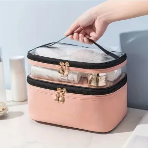 Double Layer Cosmetic Bag