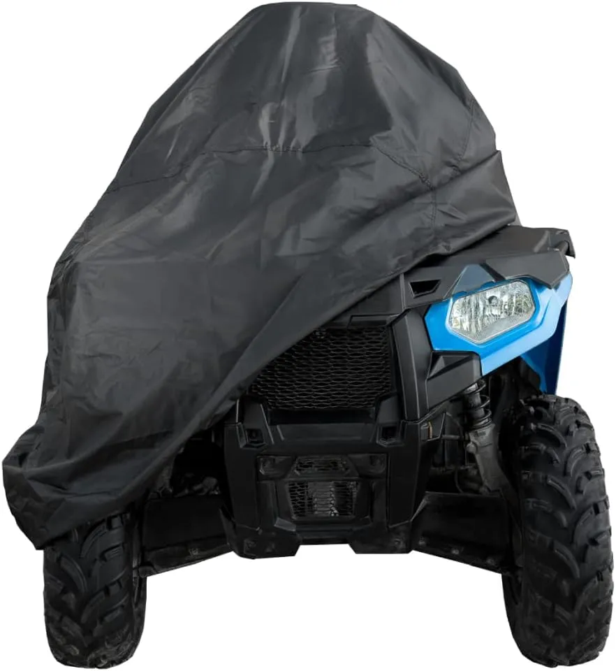 Dowco Guardian 26043-01 Indoor/Outdoor Water Resistant Reflective ATV Cover: Black, Universal Sport