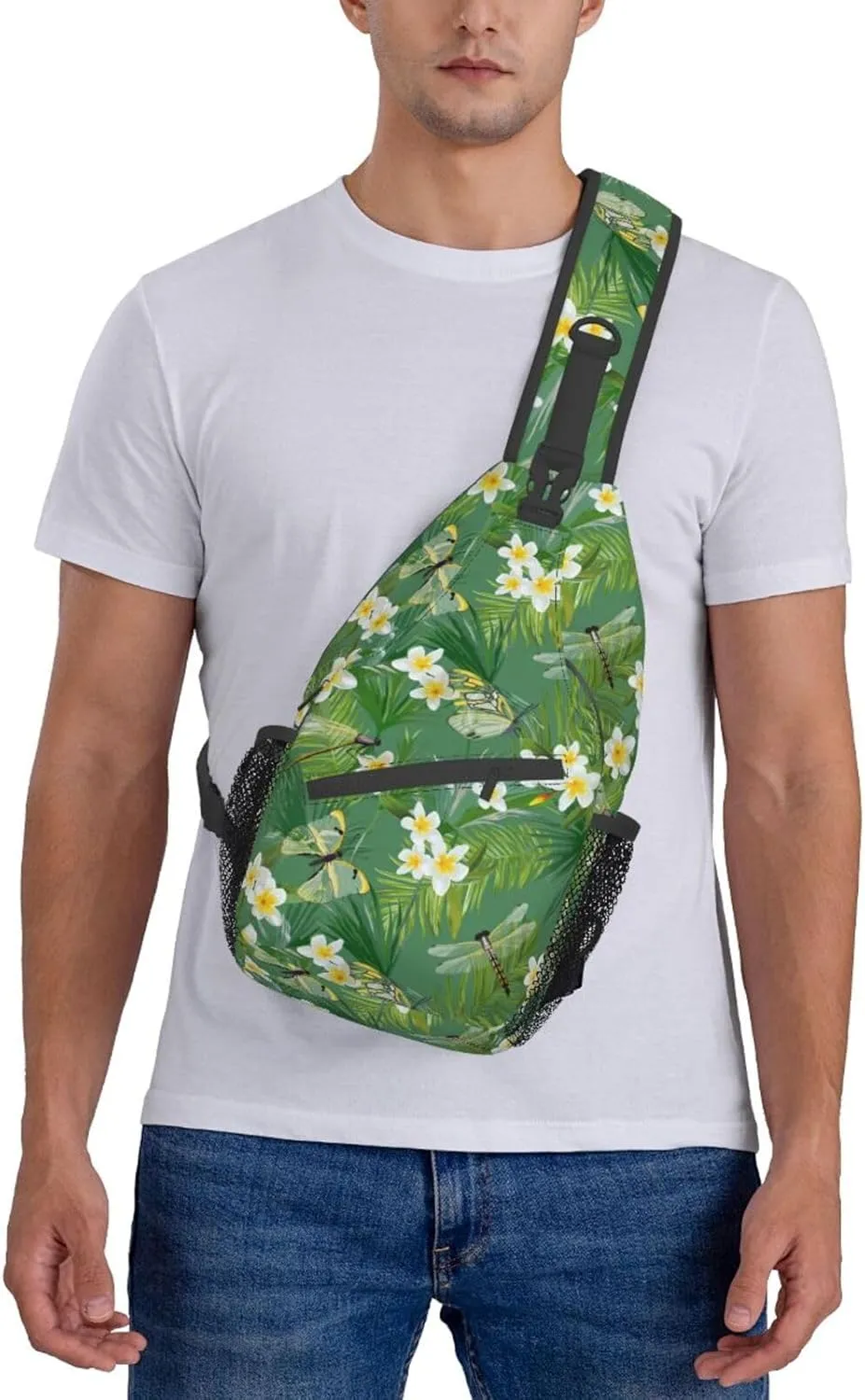 Dragonfly Shoulder Bag Cute Sling Backpack Daypack Casual Backpack Hiking Bag Womens Backpack Bag