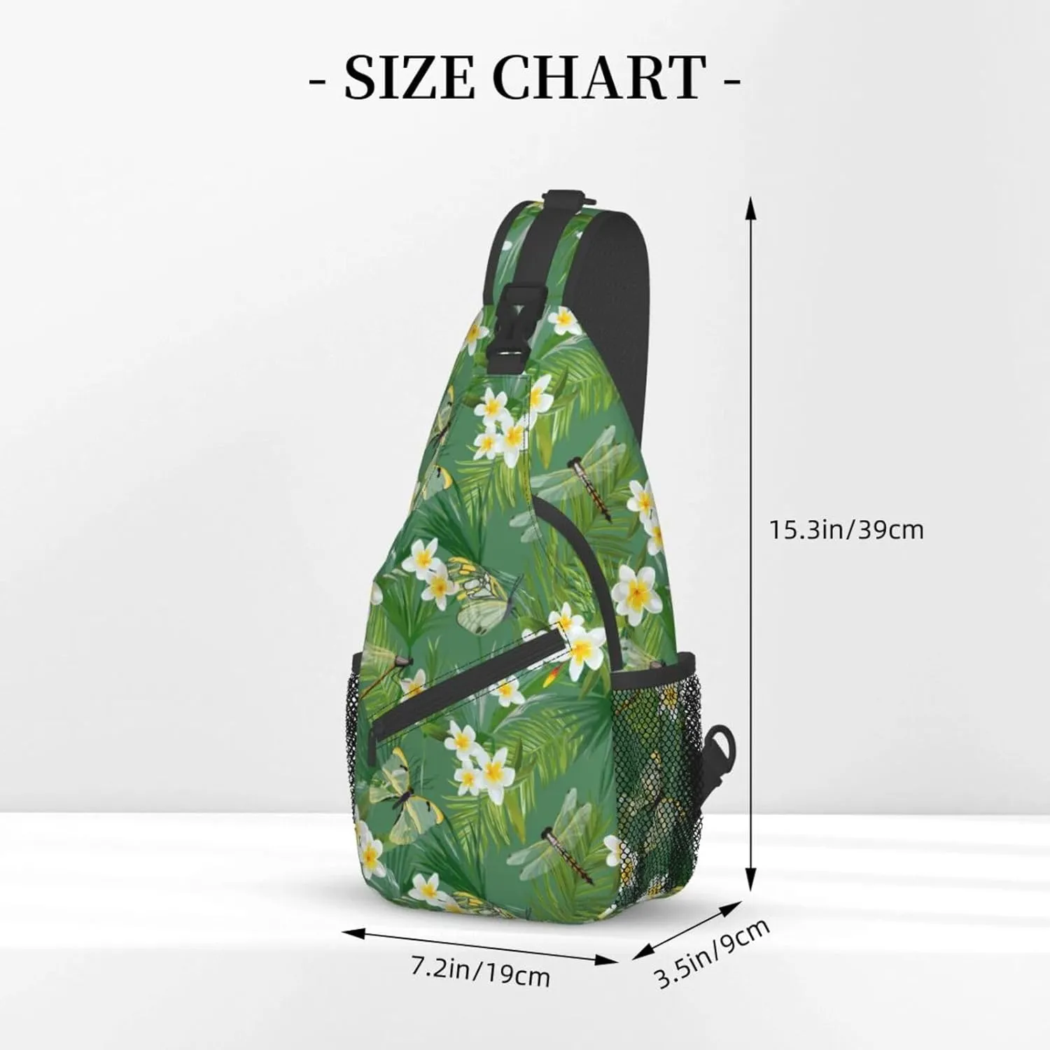 Dragonfly Shoulder Bag Cute Sling Backpack Daypack Casual Backpack Hiking Bag Womens Backpack Bag