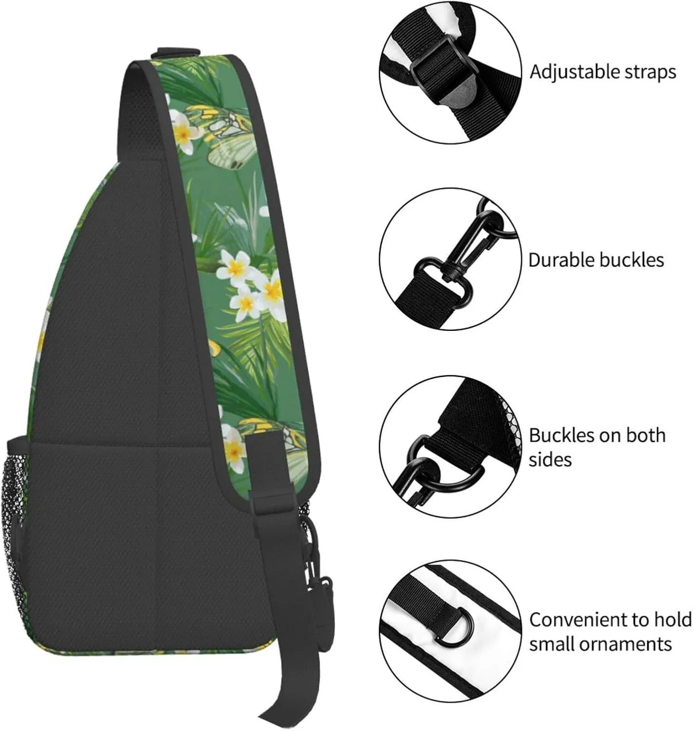 Dragonfly Shoulder Bag Cute Sling Backpack Daypack Casual Backpack Hiking Bag Womens Backpack Bag