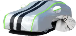 DUBOM Car Cover Waterproof for Ligier IXO, JS50, JS5OL, JS, Waterproof Outdoor Car Covers Breathable Large Cover with Straps Zip Dustproof Windproof UV Protection(B1,JS5OL)