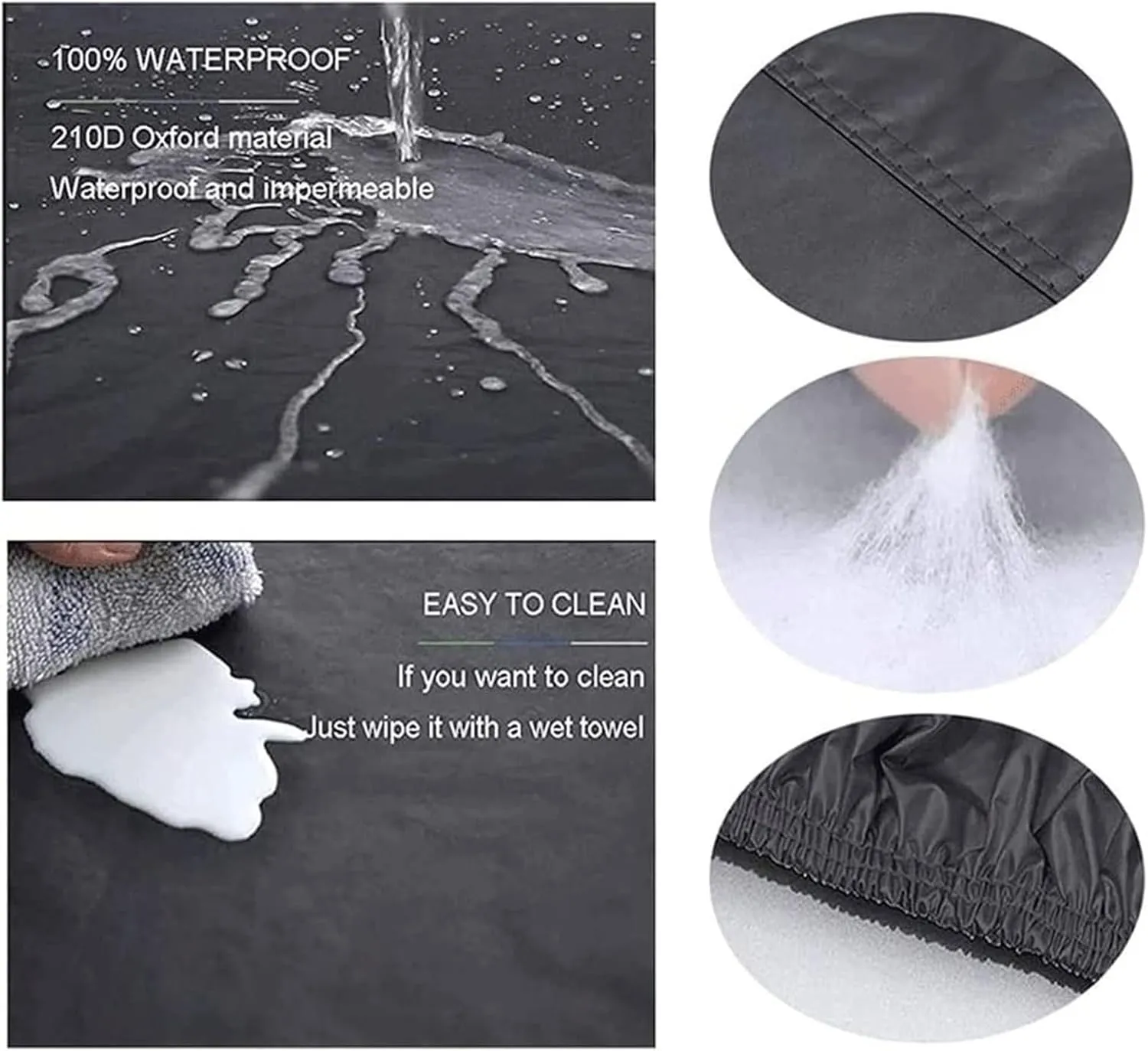 DUBOM Car Cover Waterproof for Ligier IXO, JS50, JS5OL, JS, Waterproof Outdoor Car Covers Breathable Large Cover with Straps Zip Dustproof Windproof UV Protection(B1,JS5OL)