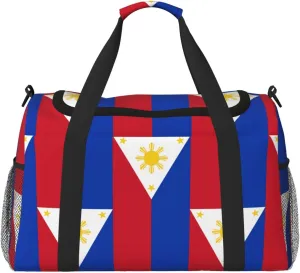 Duffle Bag Flag Of The Philippines Travel Duffel Bag Weekender Bag For Men Womentravel Sports Gym