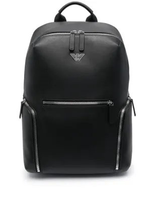 Emporio Armani Leather Backpack
