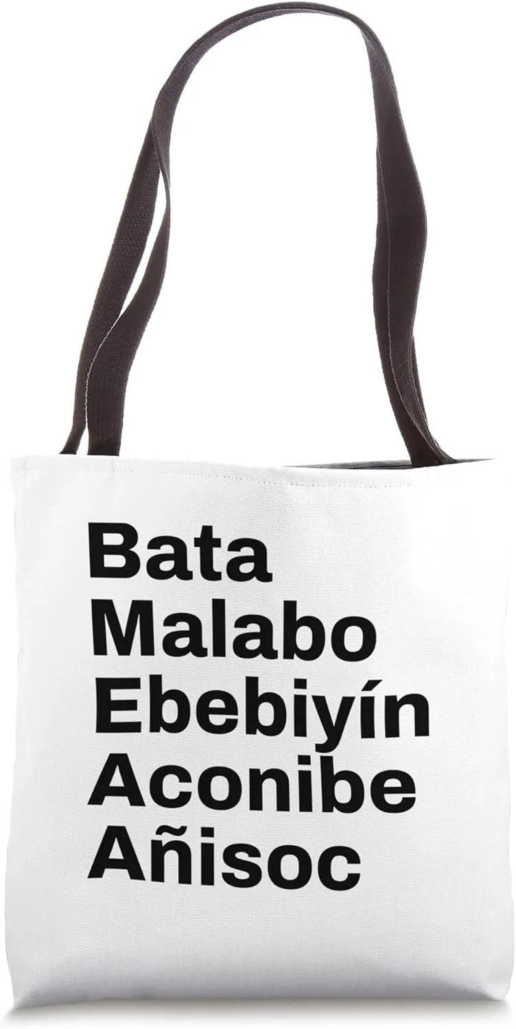 Equatorial Guinea Cities and Towns Travel Tote Bag