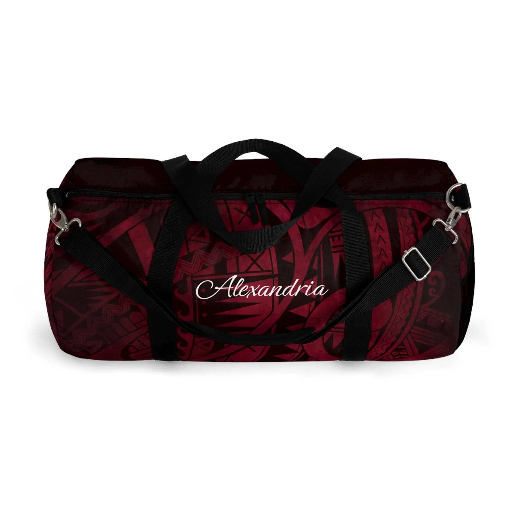 Eternal Ember Personalized Barrel Duffel Bag
