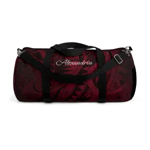 Eternal Ember Personalized Barrel Duffel Bag