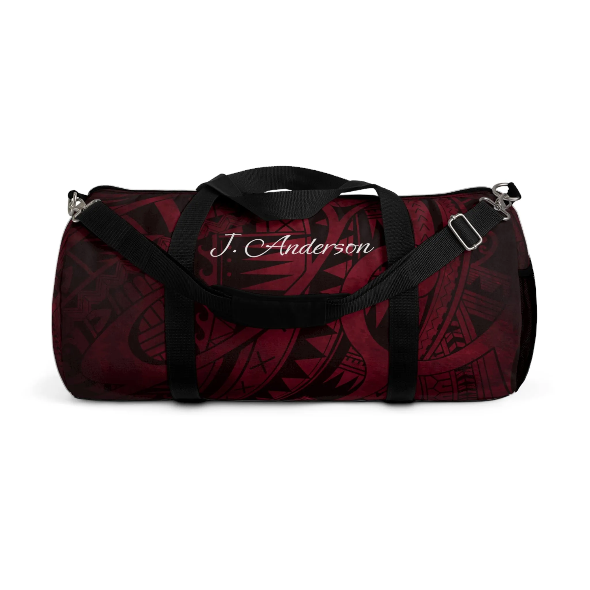 Eternal Ember Personalized Barrel Duffel Bag