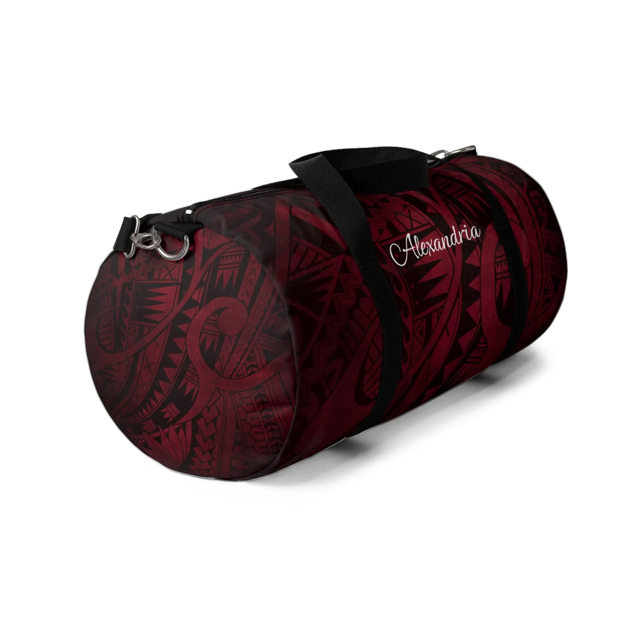 Eternal Ember Personalized Barrel Duffel Bag