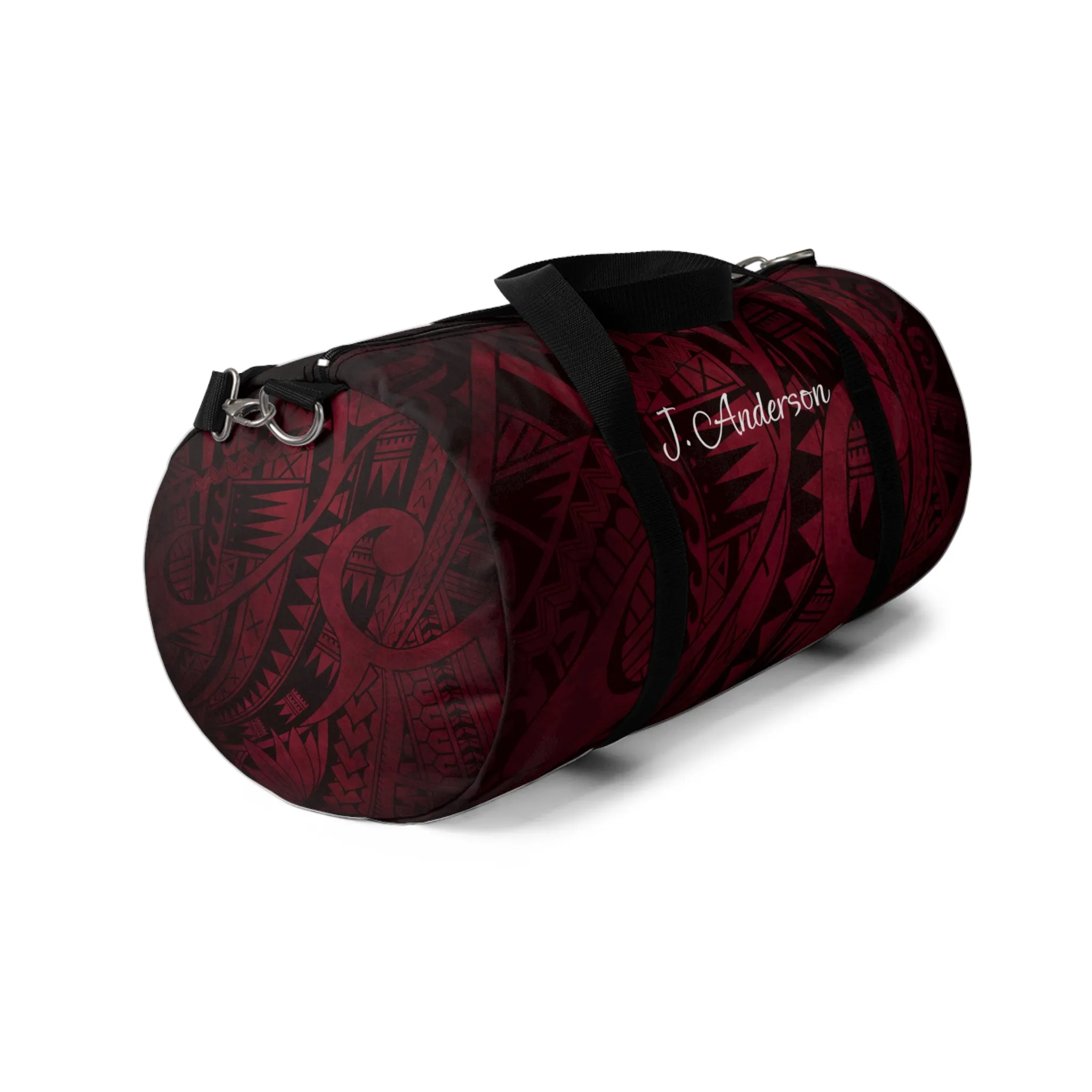 Eternal Ember Personalized Barrel Duffel Bag