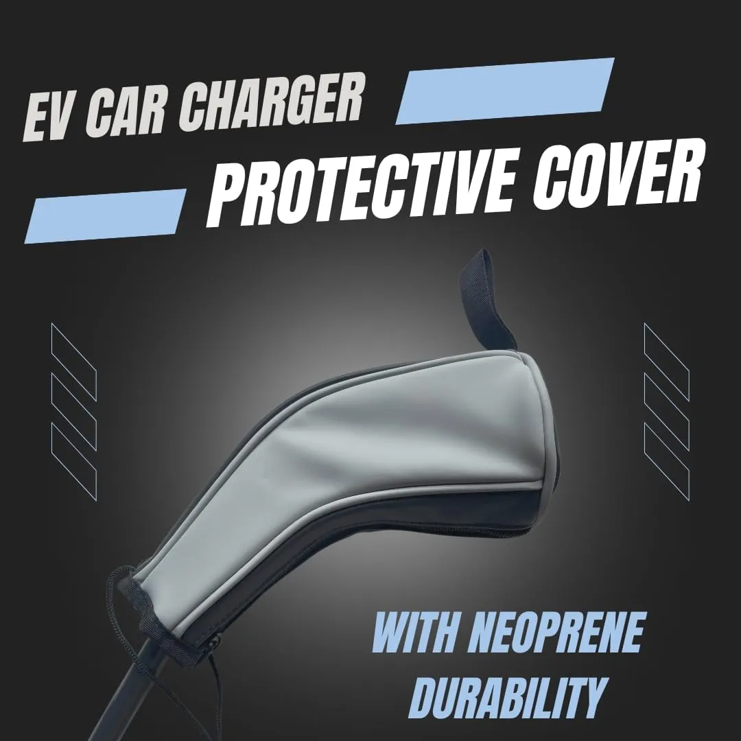 EV Charger Holder   Cover | Accessory for Electric Vehicle Charging Stations | Electric Vehicle Charging Equipment | Electric Vehicle Charging Station Accessories (Angled)