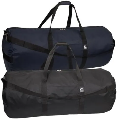 Everest 40 in. Basic Round Duffel Bag Black