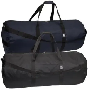 Everest 40 in. Basic Round Duffel Bag Black