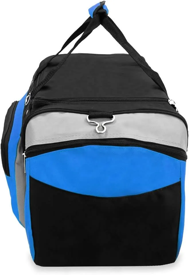Everest Deluxe Sports Duffel Bag, Royal Blue, One Size
