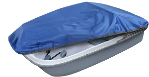 Explore Land Pedal Boat Cover - Waterproof Heavy Duty Outdoor 3 or 5 Person Paddle Boat Protector, Blue
