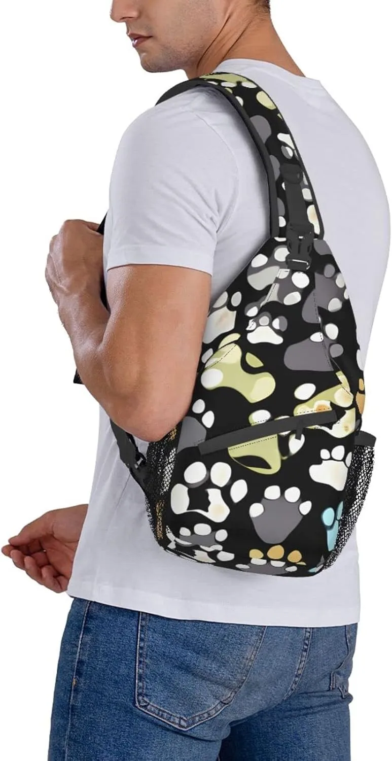 Explosion Firework 3d Unisex Crossbody Backpack Travel Hiking Casual Chest Bags Lightweight Fashion