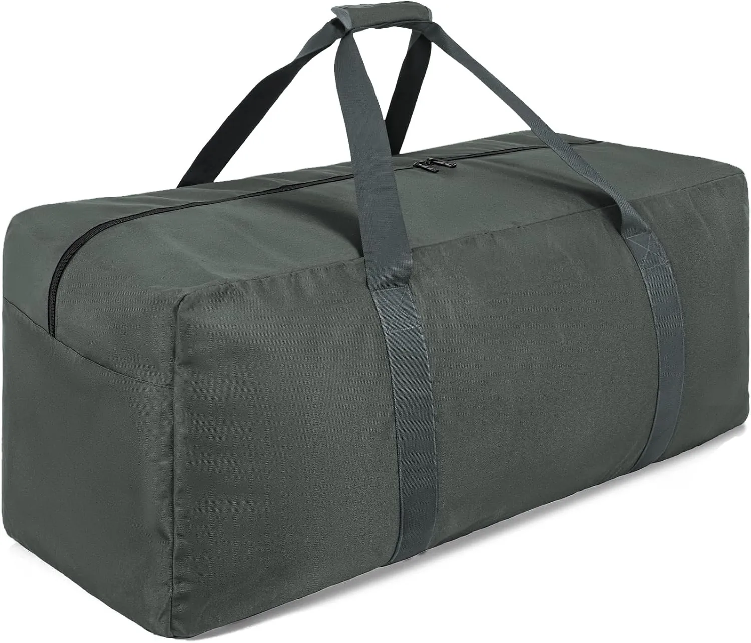 Extra Large Travel Duffle Bag, 160L Gear Bag for Men and Women, Storage Bag Ideal for Overnight Camping and Weekend Getaways, Dark Gray