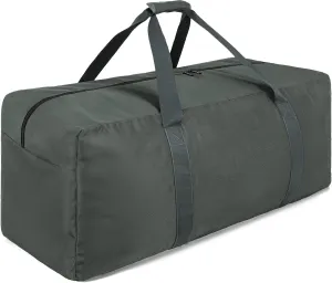 Extra Large Travel Duffle Bag, 160L Gear Bag for Men and Women, Storage Bag Ideal for Overnight Camping and Weekend Getaways, Dark Gray