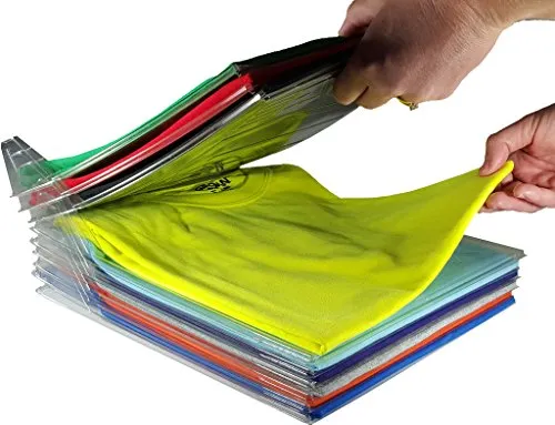 EZSTAX Closet Organizer, Shirt Folder, and Paper Filing System