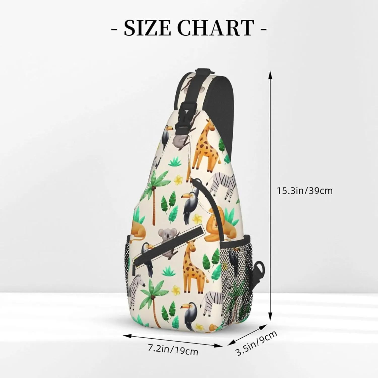 Fashion Chest Sling Bag For Women Men Adjustable Strap Crossbody Shoulder Backpack Hiking Travel Fashion Unisex Daypack