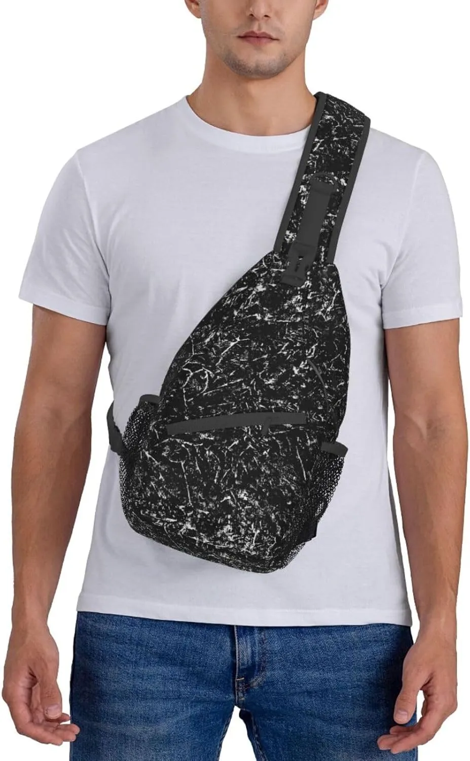 Fashion Chest Sling Bag For Women Men Adjustable Strap Crossbody Shoulder Backpack Hiking Travel Gym Unisex Daypack