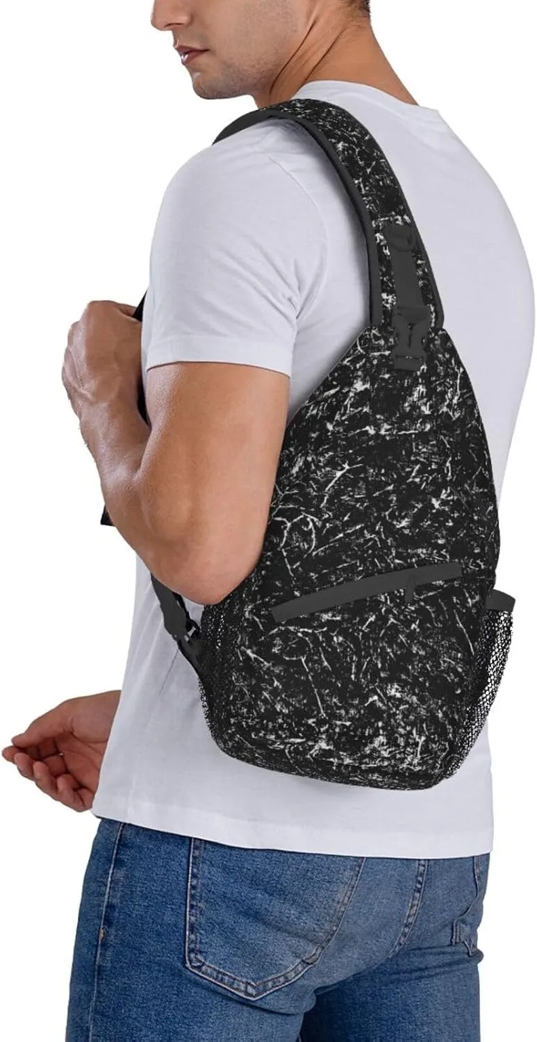 Fashion Chest Sling Bag For Women Men Adjustable Strap Crossbody Shoulder Backpack Hiking Travel Gym Unisex Daypack