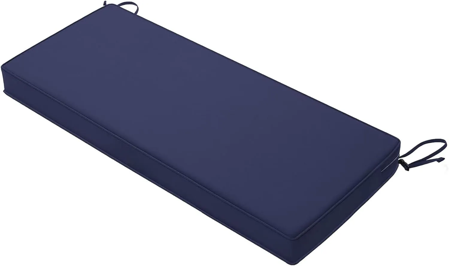 Favoyard Outdoor Bench Cushion 42 x 18 Inch Waterproof Patio Furniture Cushions 3-Year Color Fastness Garden Sofa Settee Couch Swing Pads with Handle and Adjustable Straps, Blue