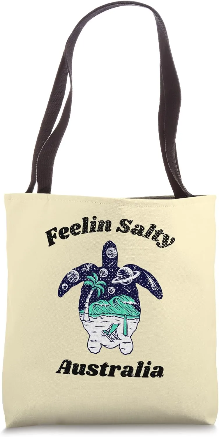 Feelin Salty Australia Vacation Travel Australia Tote Bag