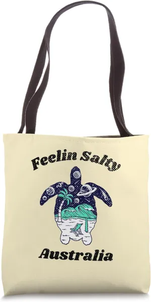 Feelin Salty Australia Vacation Travel Australia Tote Bag