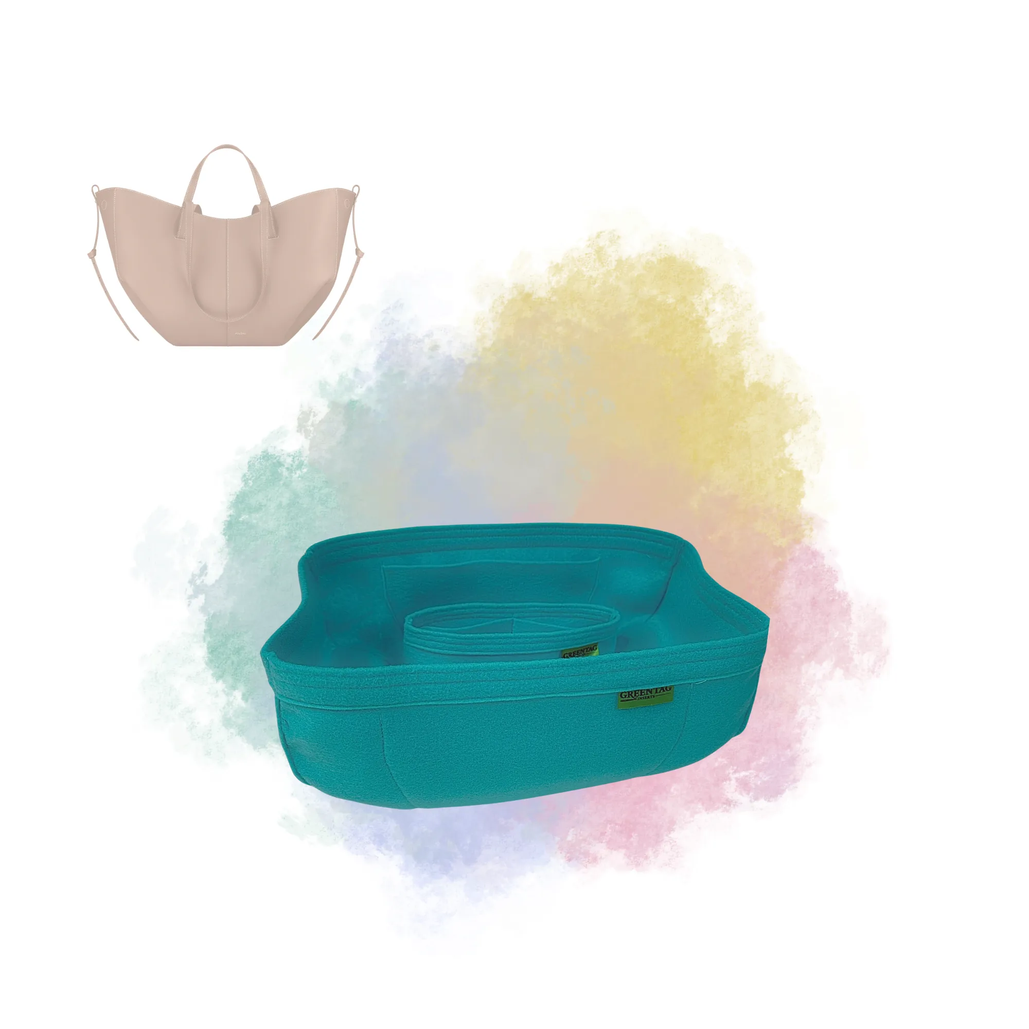 Felt Insert Organizer for Cyme Mini w/ Pouch Insert
