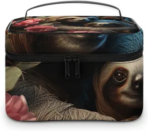 Foldable Travel Luggage Bag for Men And Women, Dry And Wet Separation Portable Travel Luggage Bag, A Sloth And A Baby Sloth Printed Waterproof Sports Luggage Bag, Fitness Bag