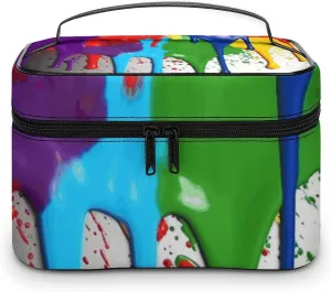 Foldable Travel Luggage Bag for Men And Women, Dry And Wet Separation Portable Travel Luggage Bag, Paint Splatter Backdrop Printed Waterproof Sports Luggage Bag, Fitness Bag