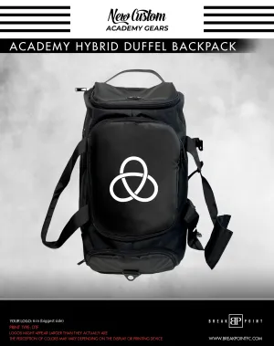 Frontline Academy Canada-Carlson Gracie Team Academy Hybrid Duffel Backpack #281 C