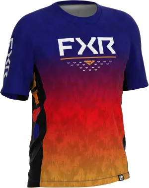 FXR Mens Proflex UPF Short Sleeve Jersey T-Shirt Tee Droptail Comfort Anodized - Large