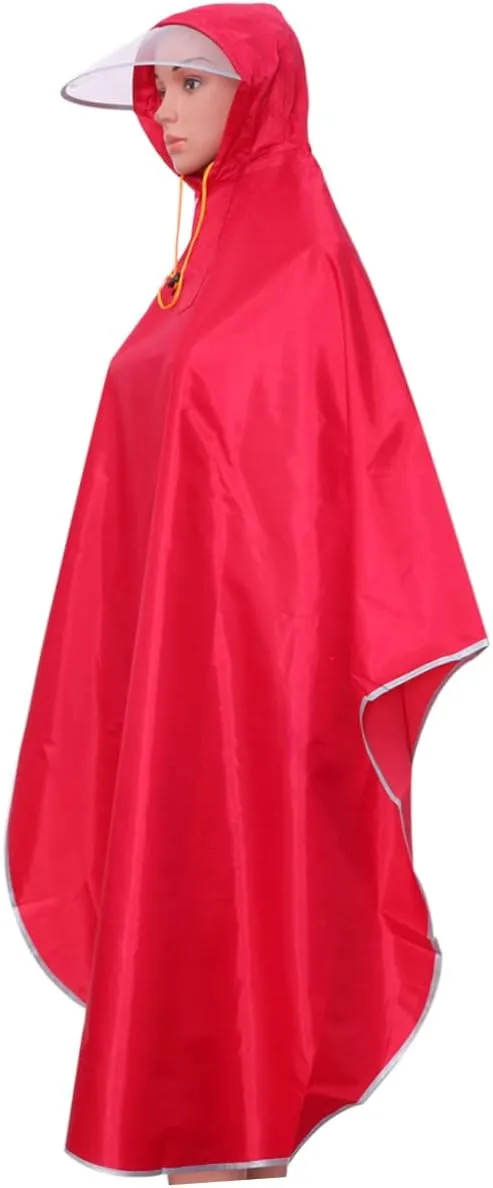 GALPADA Scooter Cover Hooded Ain Coat Cycling Rain Cape Raincoat Bike Poncho